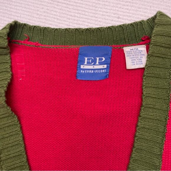 EVAN PICONE golf novelty Cardigan/sweater - Picture 9 of 11